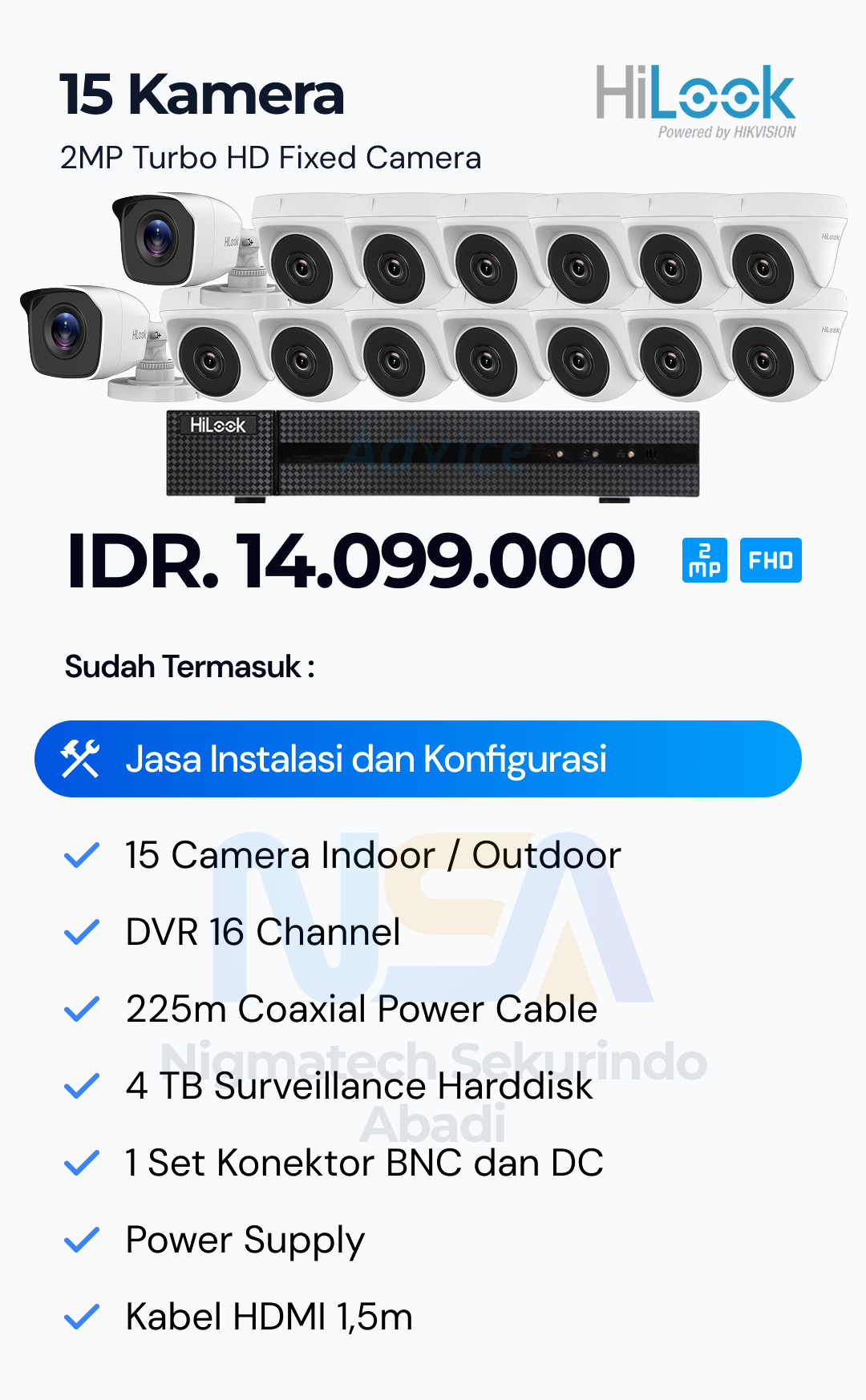Paket CCTV Hilook 2 Kamera
