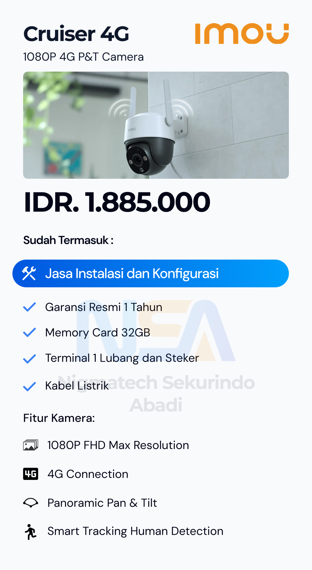 Paket CCTV Imou 2 Kamera