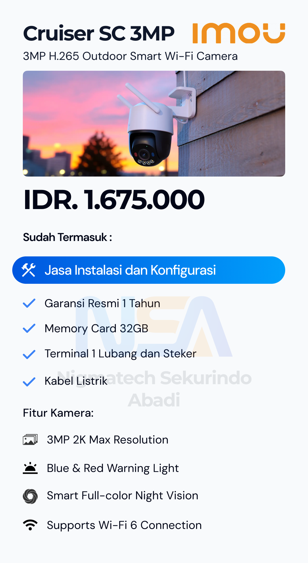 Paket CCTV Imou 2 Kamera