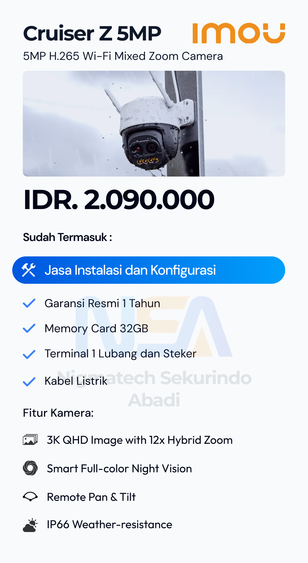 Paket CCTV Imou 2 Kamera