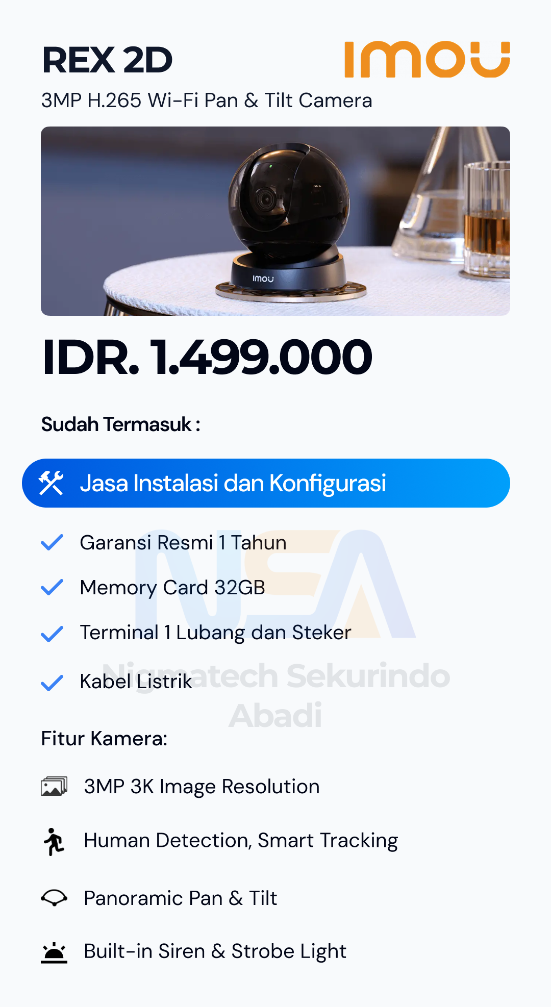 Paket CCTV Imou 2 Kamera