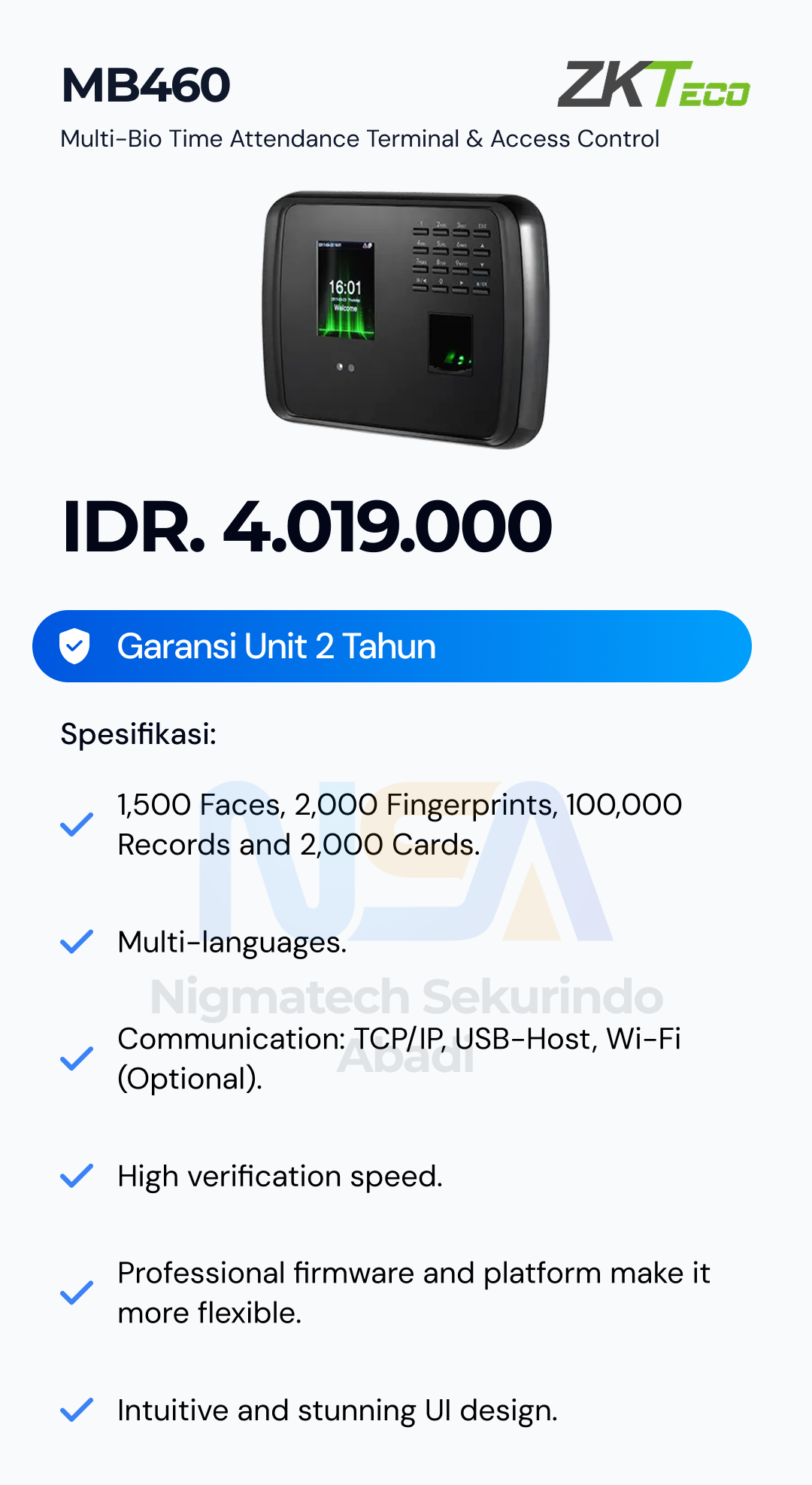 Paket CCTV Hikvision 2 Kamera
