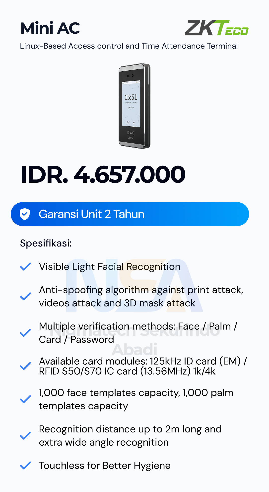 Paket CCTV Hikvision 2 Kamera